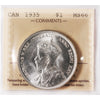 1935 Canada Dollar ICCS Certified MS66 (XKX 146)
