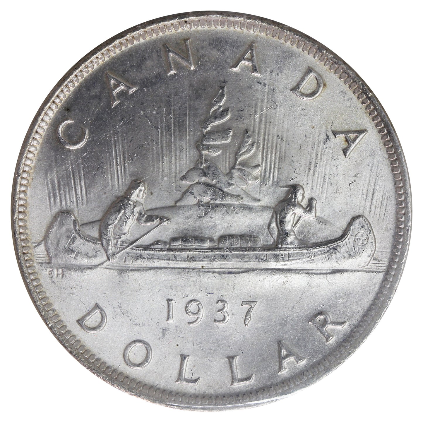 1937 Canada Dollar ICCS Certified MS-64 (XAY 384)