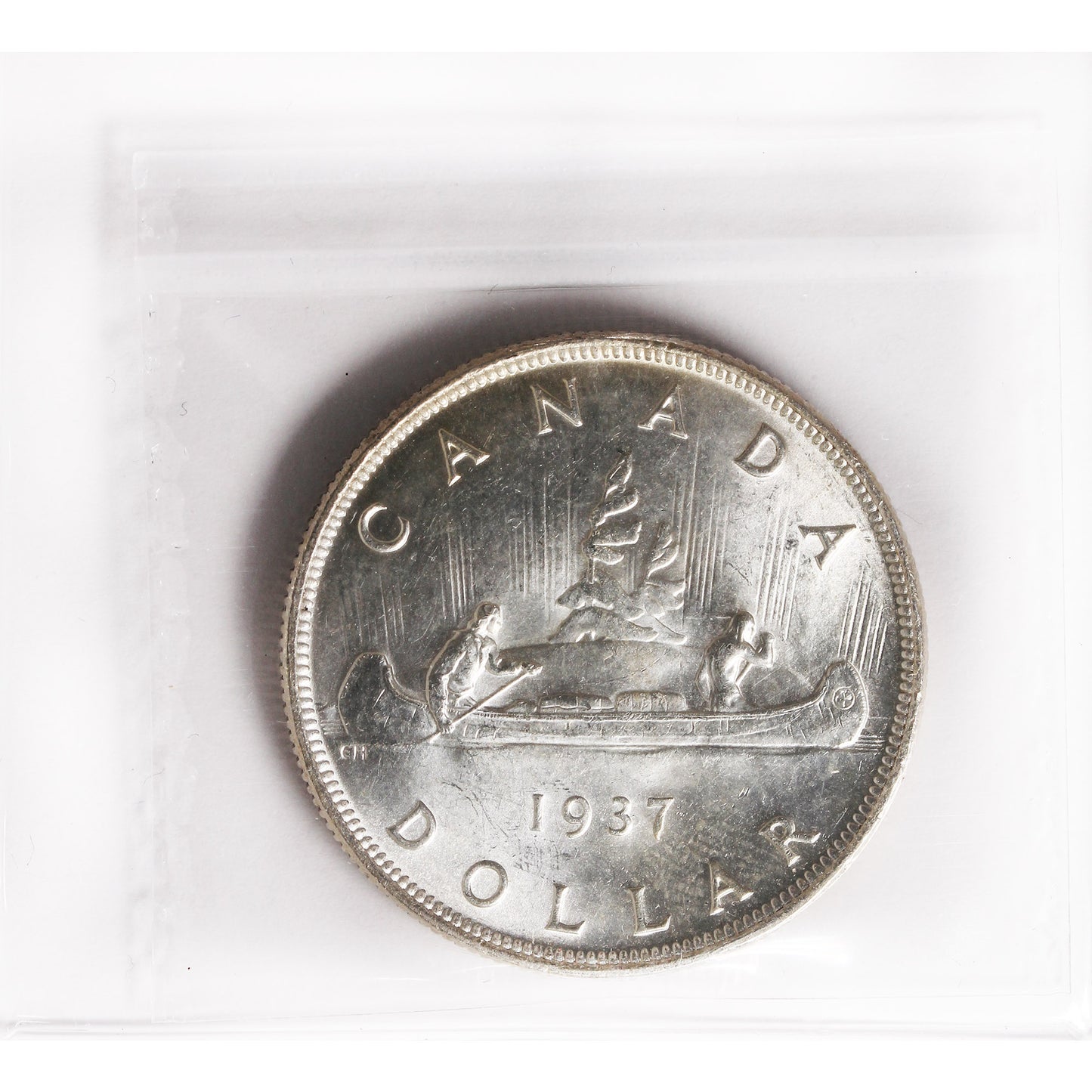1937 Double HP Canada Dollar ICCS Certified MS63 (XAM 070)