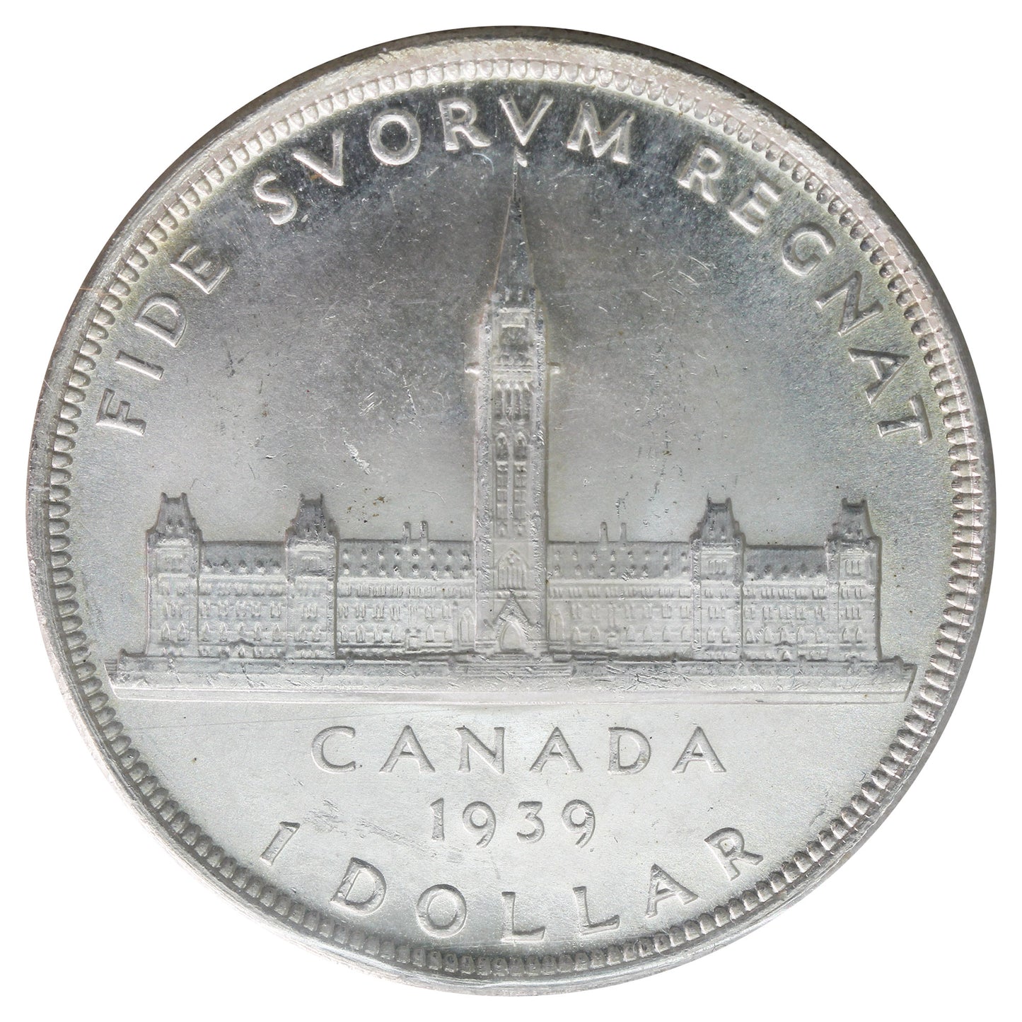 1939 Canada Dollar ICCS Certified MS65