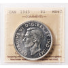 1945 Canada Dollar ICCS Certified MS62