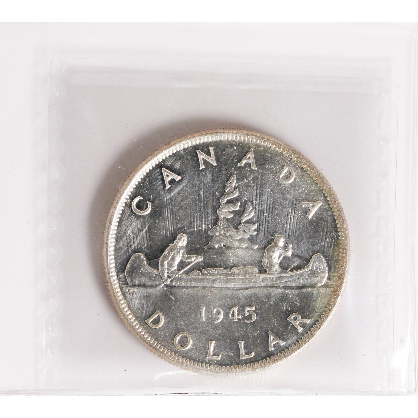1945 5/5 Canada Dollar ICCS Certified MS63 (XXR 466)