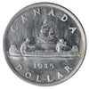 1945 5/5 Canada Dollar ICCS Certified MS63 (XXR 466)