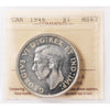 1946 Canada Dollar ICCS Certified MS63