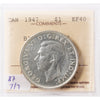 1947 Blunt 7, 7/7 Canada Dollar ICCS Certified EF40