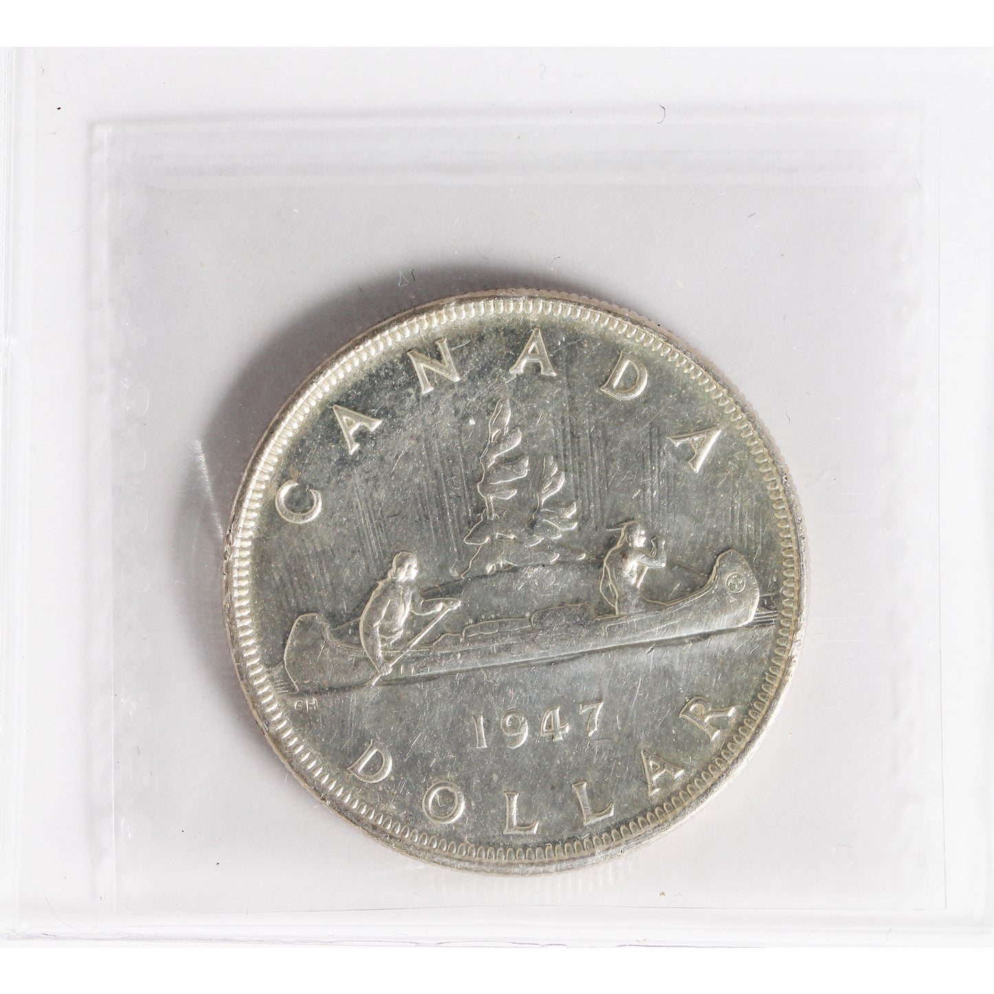 1947 Blunt 7, 7/7 Canada Dollar ICCS Certified EF40