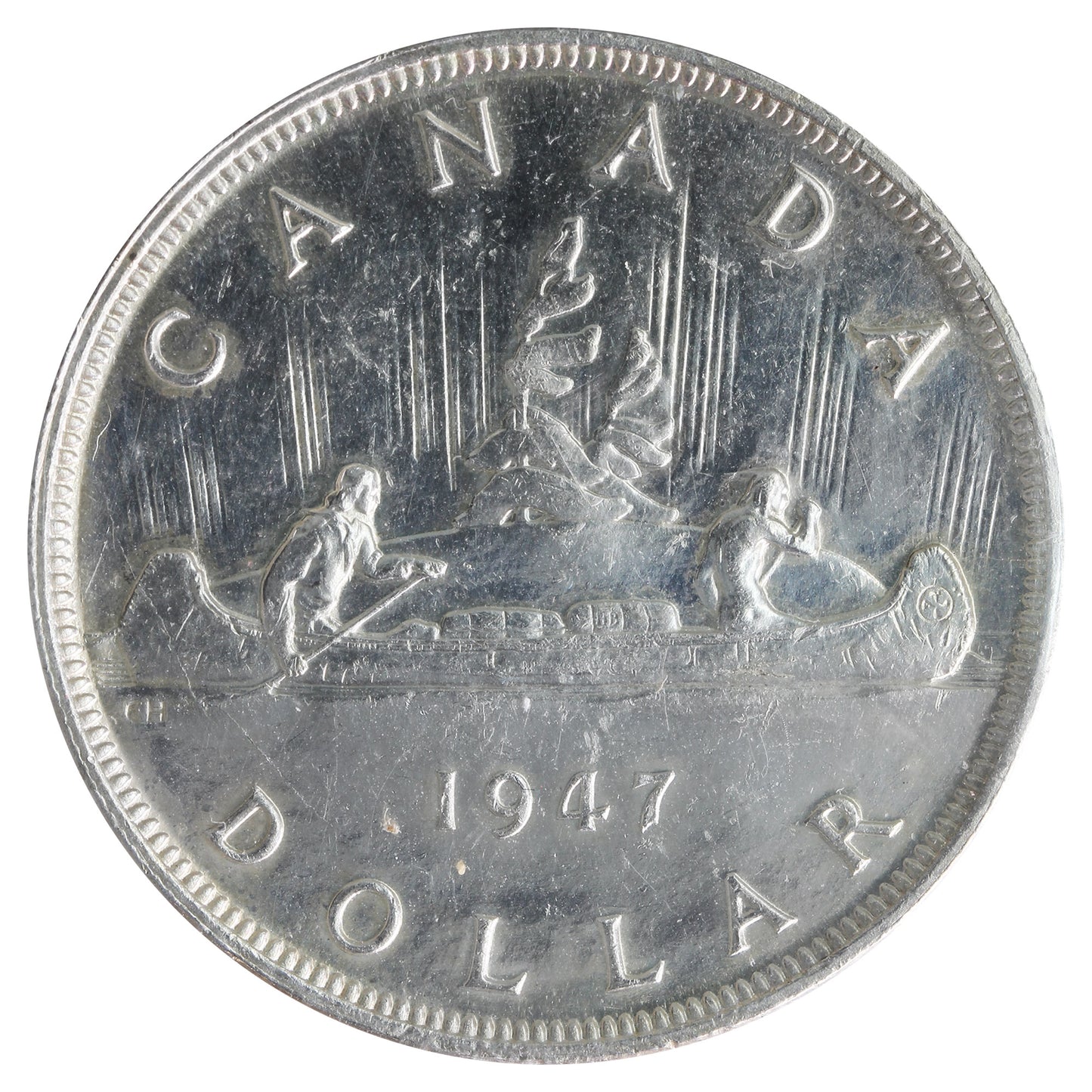 1947 Blunt 7, Double HP Canada Dollar ICCS Certified MS63