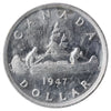 1947 Pointed 7, Quadruple HP Canada Dollar ICCS Certified MS60