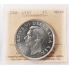 1949 Canada Dollar ICCS Certified MS66 (XHI 084)
