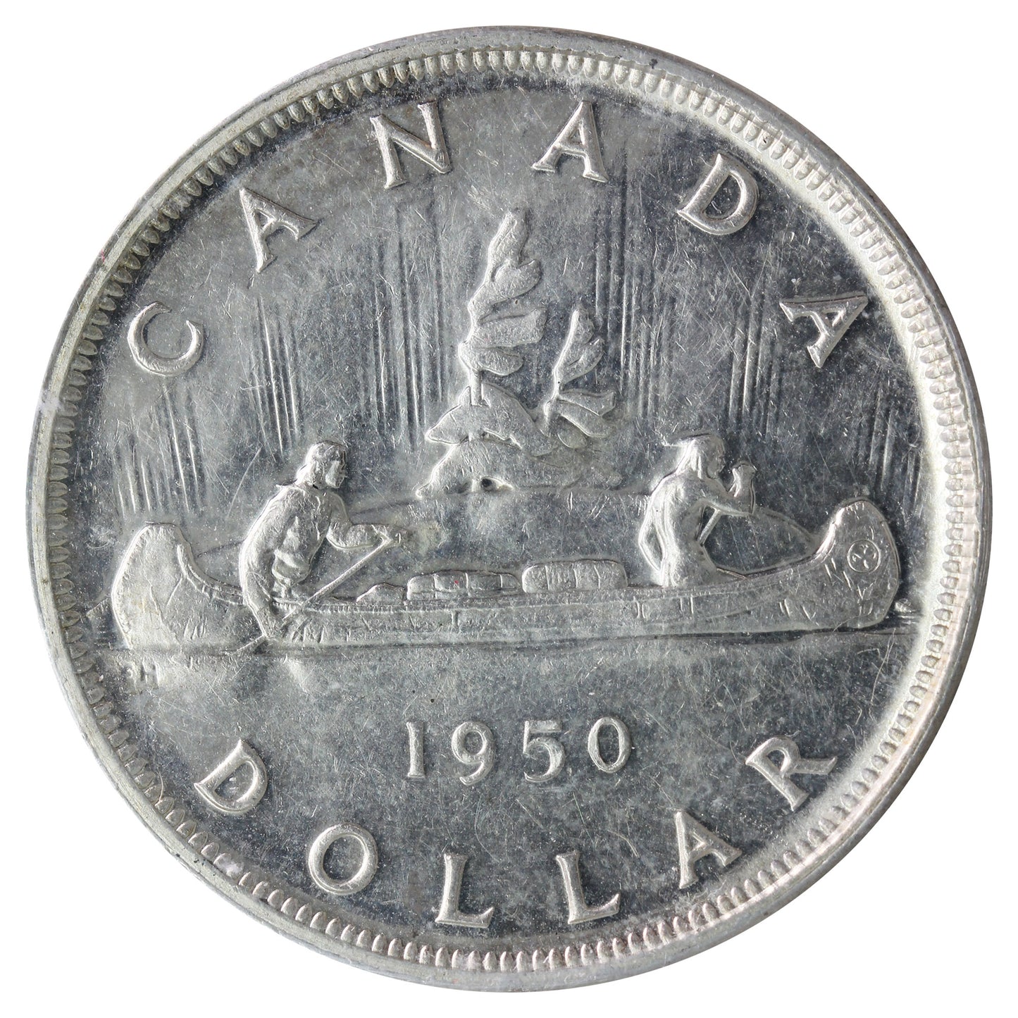 1950 SWL Canada Dollar ICCS Certified AU55