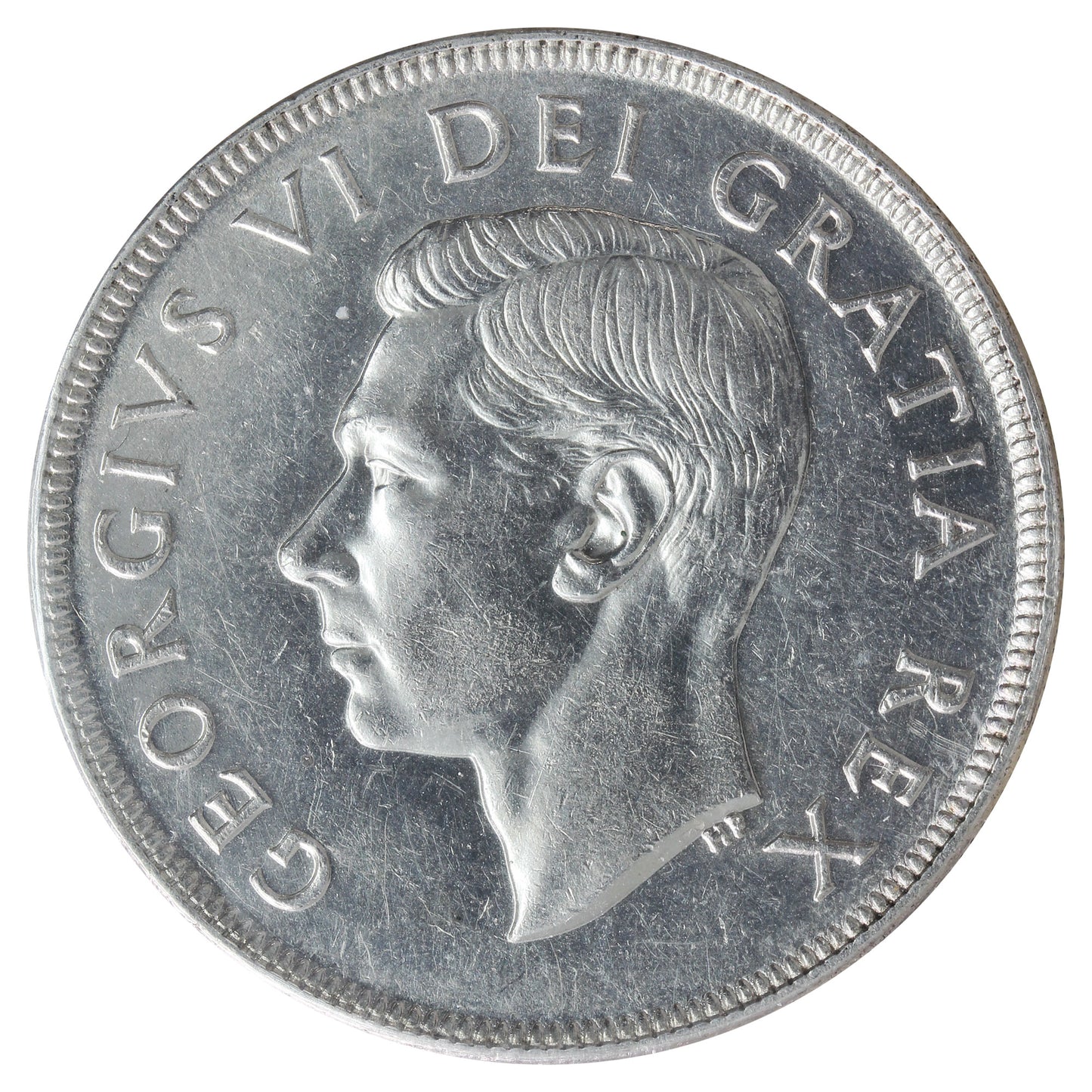 1952 NWL, 2/2 Canada Dollar ICCS Certified AU-50