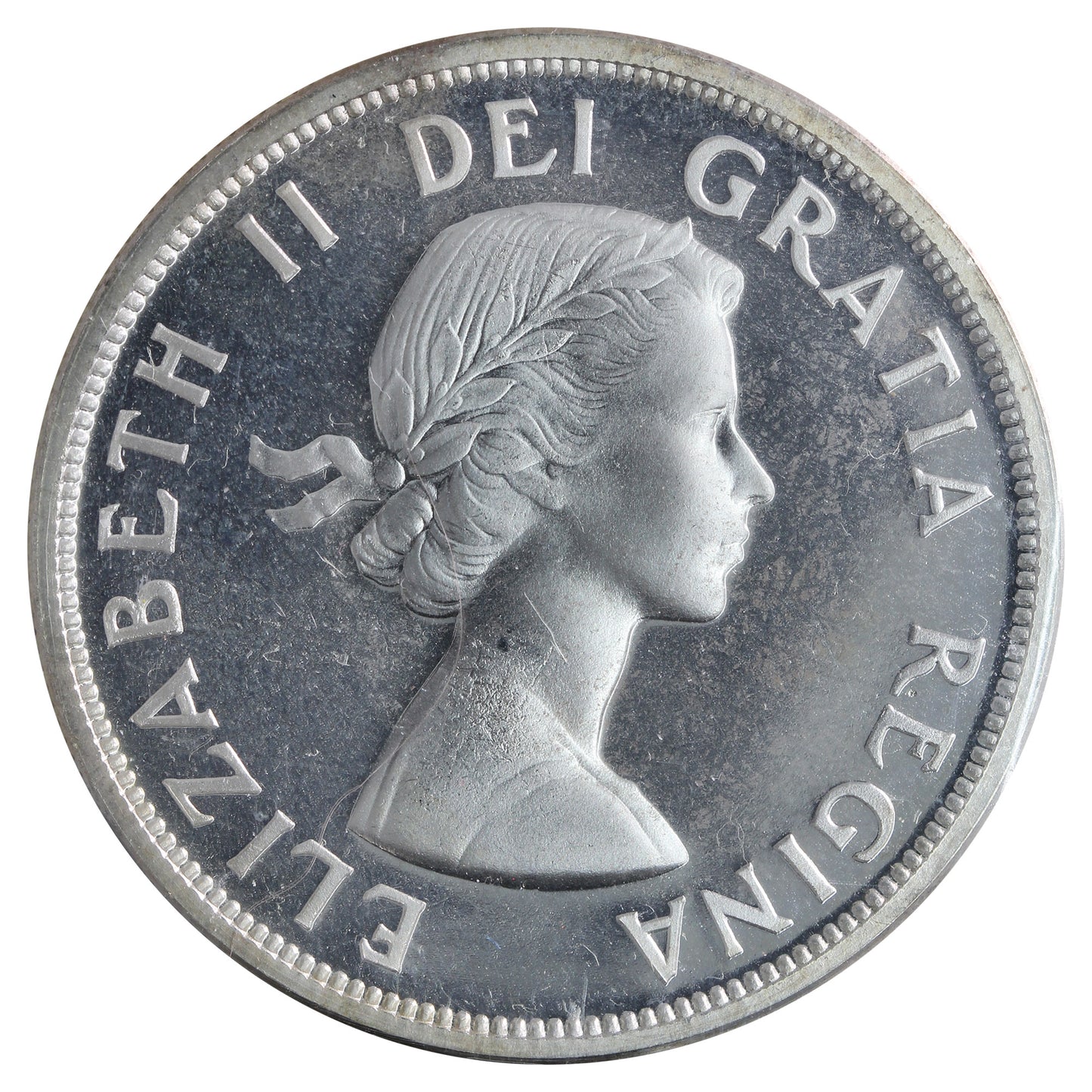 1956 Canada Dollar ICCS Certified PL-65 Heavy Cameo