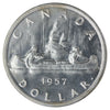 1957 Canada Dollar ICCS Certified PL-65 Cameo