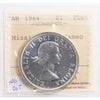1964 Missing Dot Canada Dollar ICCS Certified PL64 Cameo