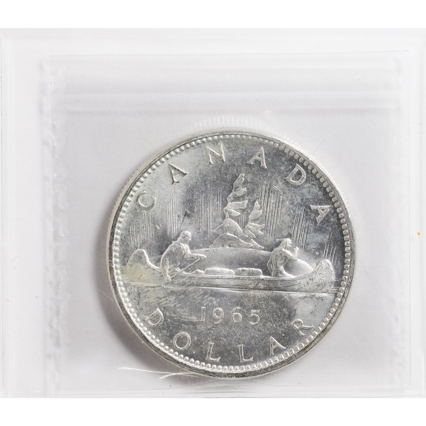 1965 Small Beads Blunt 5 (Type 2) Canada Dollar ICCS Certified MS-65 (XVR 536)