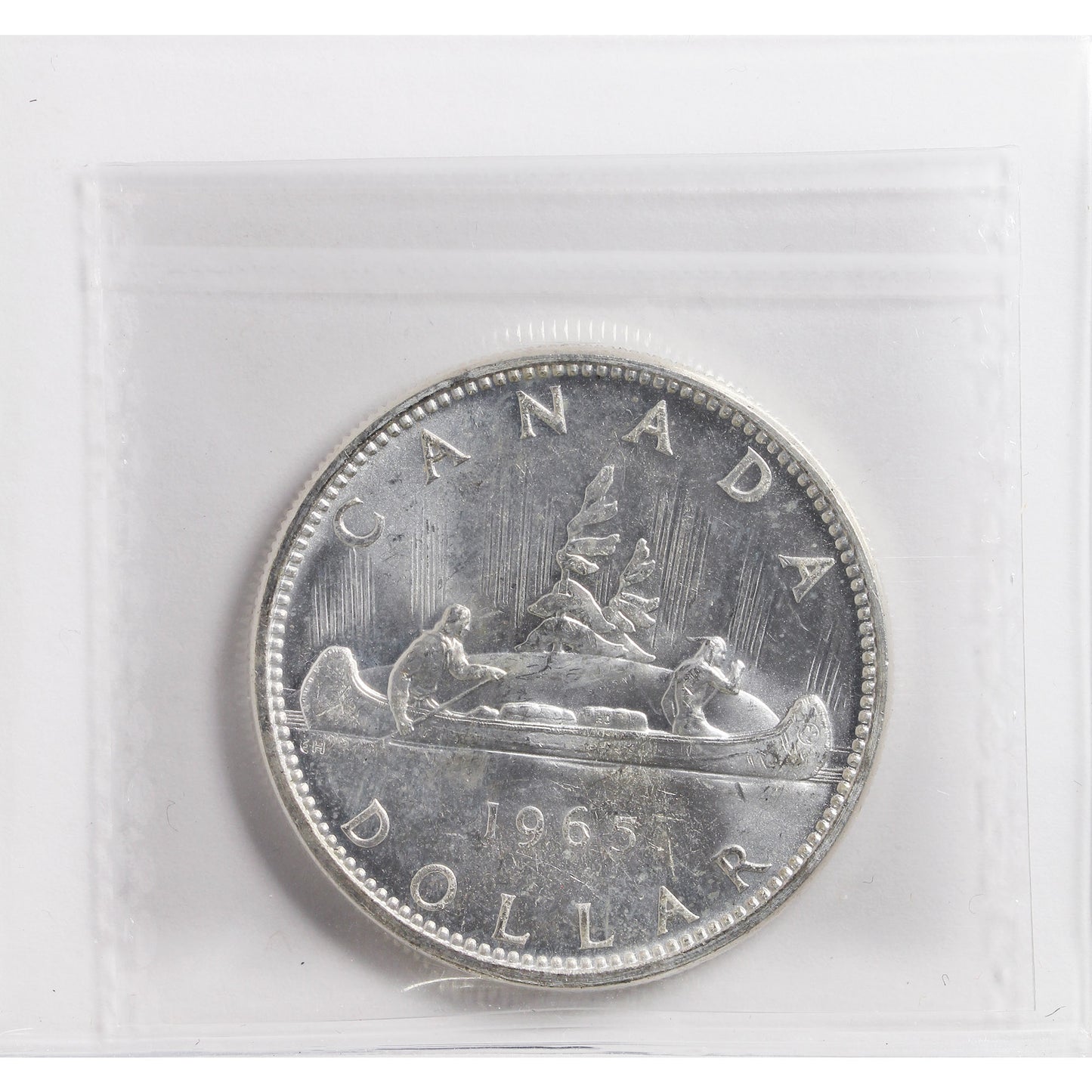 1965 Small Beads Blunt 5 (Type 2) Canada Dollar ICCS Certified MS-65 (XVR 515)