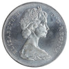 1965 Small Beads Blunt 5 (Type 2) Canada Dollar ICCS Certified MS-65 (XVR 515)