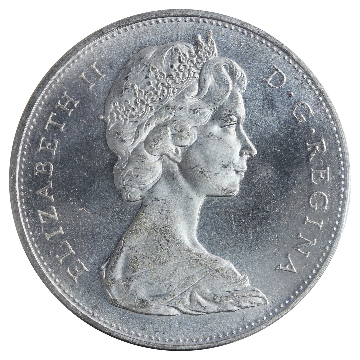 1965 Small Beads Blunt 5 (Type 2) Canada Dollar ICCS Certified MS-65 (XVR 515)