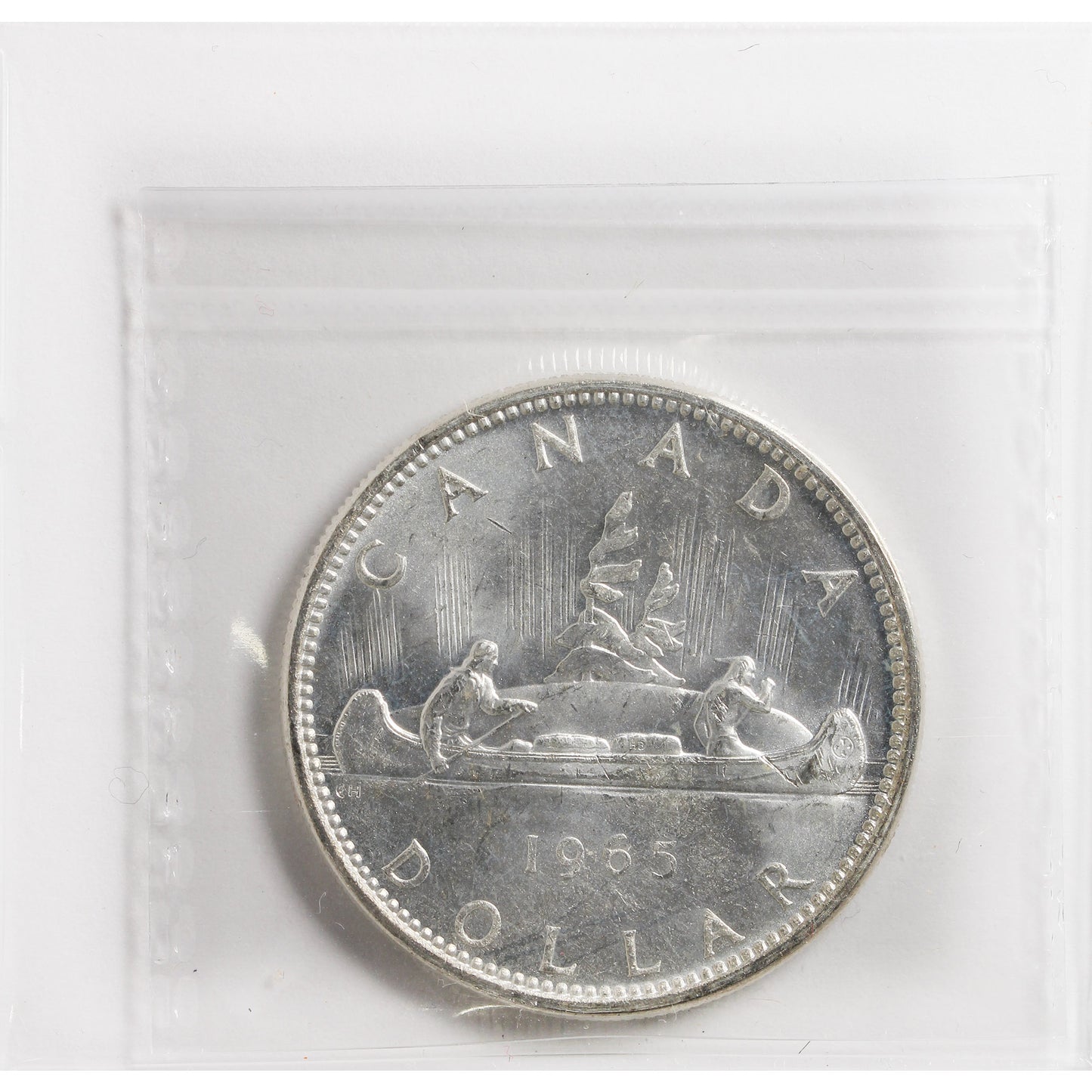 1965 Small Beads Blunt 5 (Type 2) Canada Dollar ICCS Certified MS-65 (XVR 516)