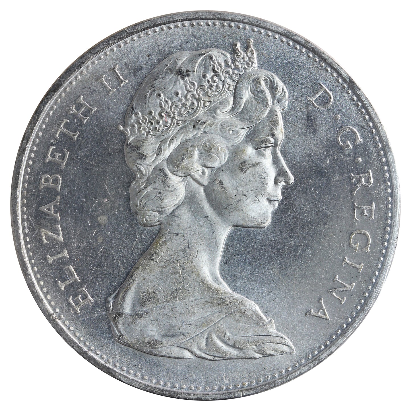 1965 Small Beads Blunt 5 (Type 2) Canada Dollar ICCS Certified MS-65 (XVR 516)