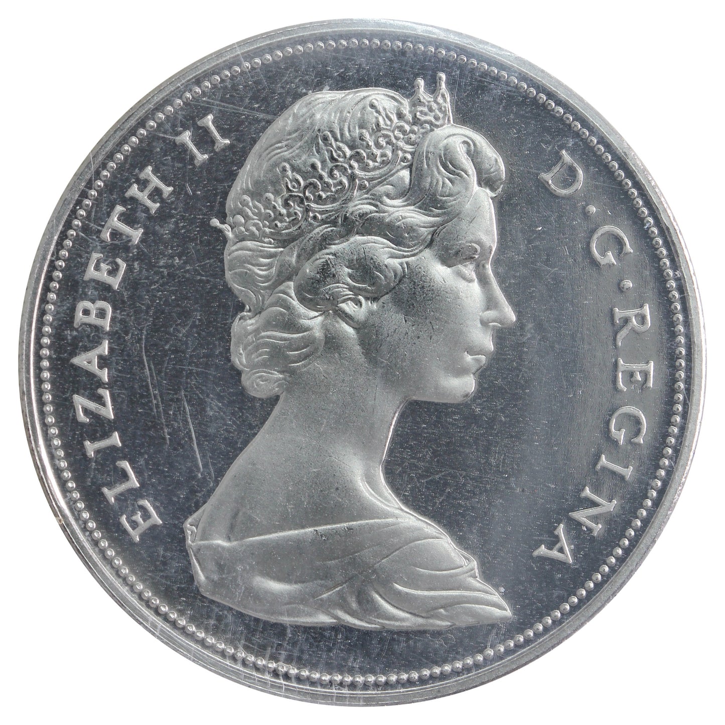 1971 Canada Nickel Dollar ICCS Certified SP67 Cameo
