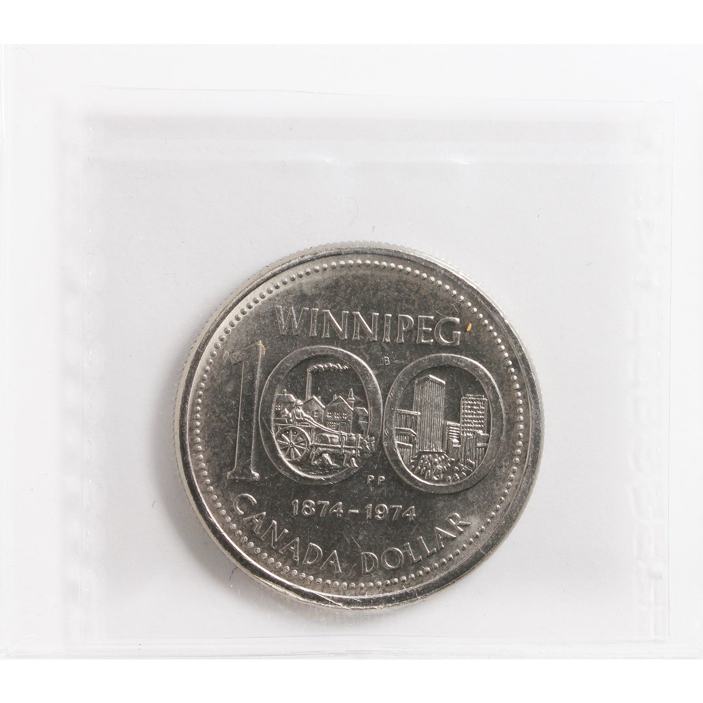 1974 Canada Nickel Dollar ICCS Certified MS64 CH#1974 Rev-016 (VCR #16)