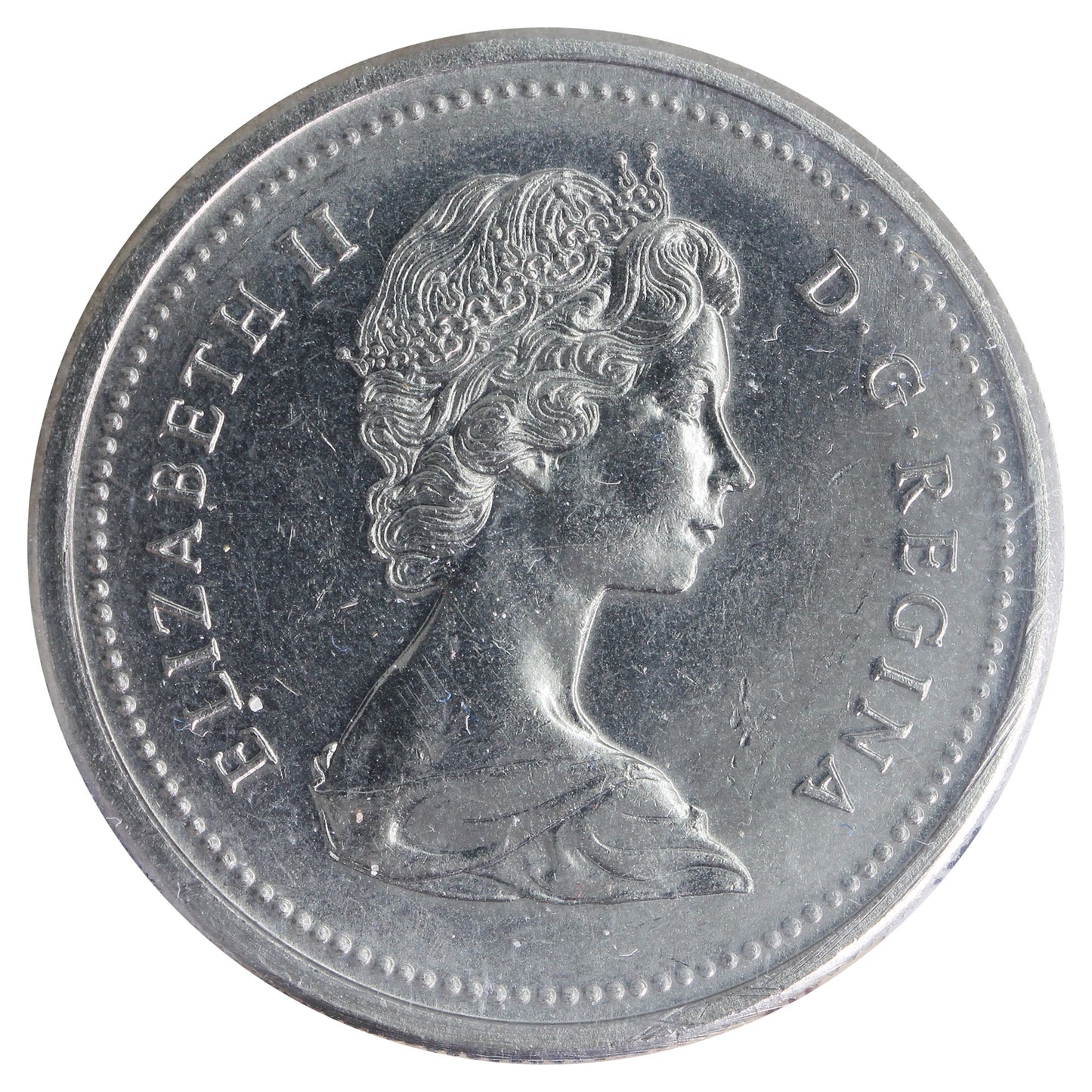 1974 Canada Nickel Dollar ICCS Certified MS63 CH#1974 Rev-016 (VCR #16)