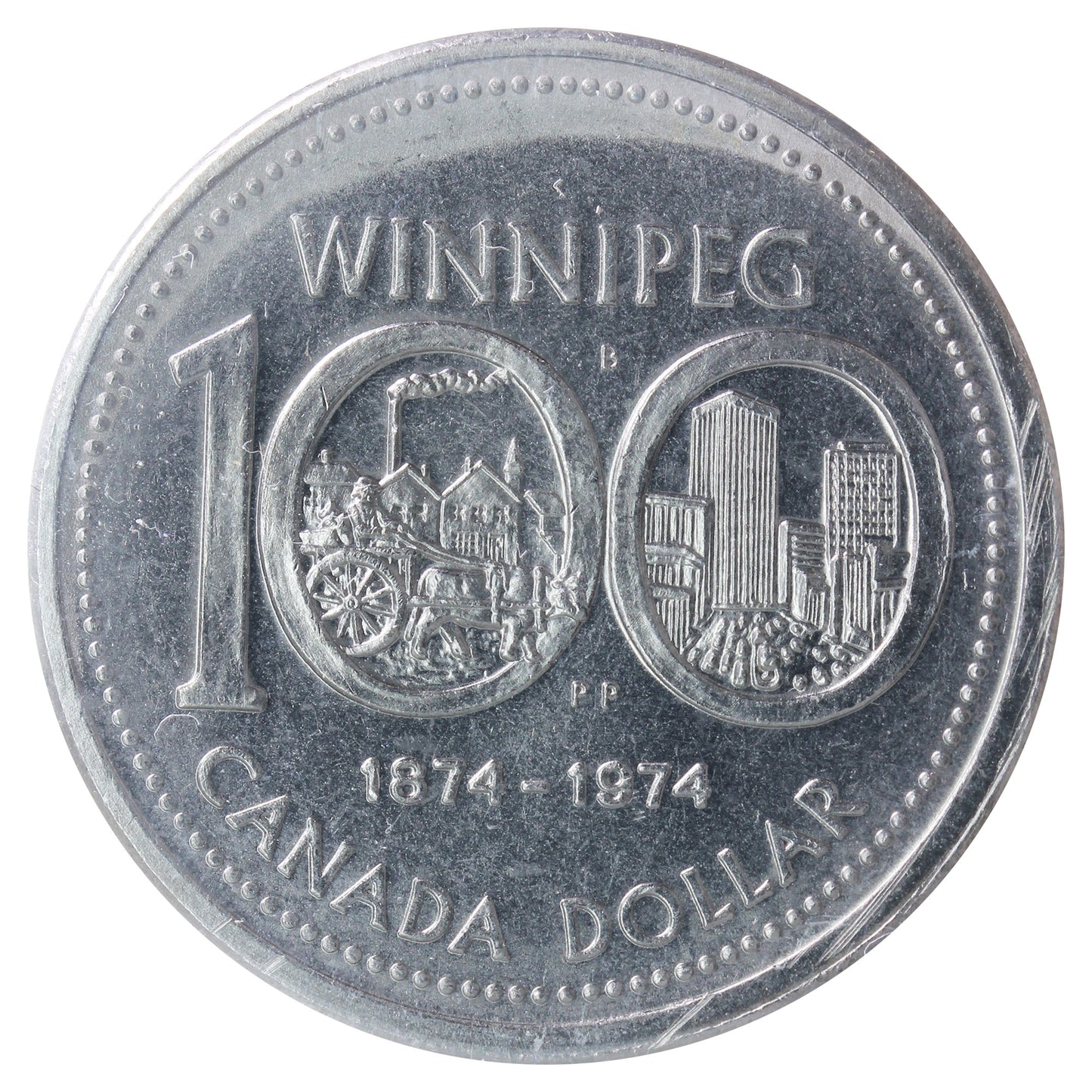 1974 Canada Nickel Dollar ICCS Certified MS63 CH#1974 Rev-016 (VCR #16)
