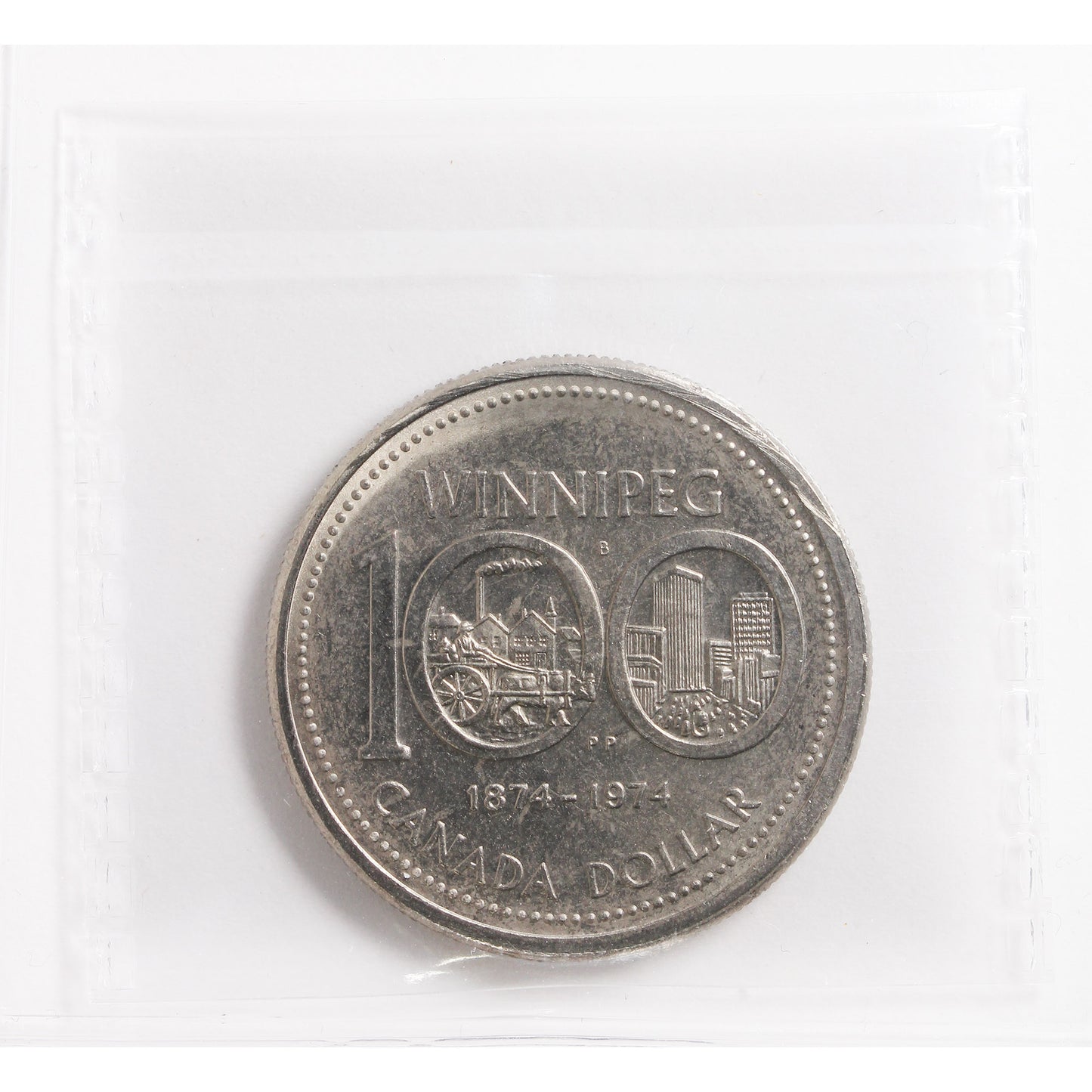 1974 Canada Nickel Dollar ICCS Certified MS64 CH#1974 Rev-016 (VCR #15)