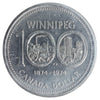 1974 Canada Nickel Dollar ICCS Certified MS64 CH#1974 Rev-007 (VCR #6)