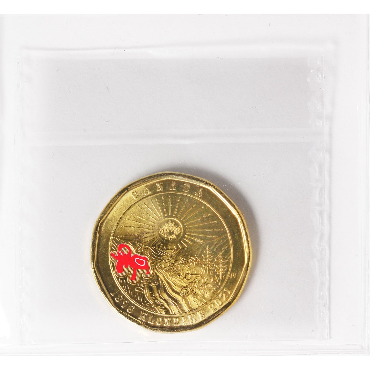 2021 Coloured Klondike Canada Dollar ICCS Certified MS66