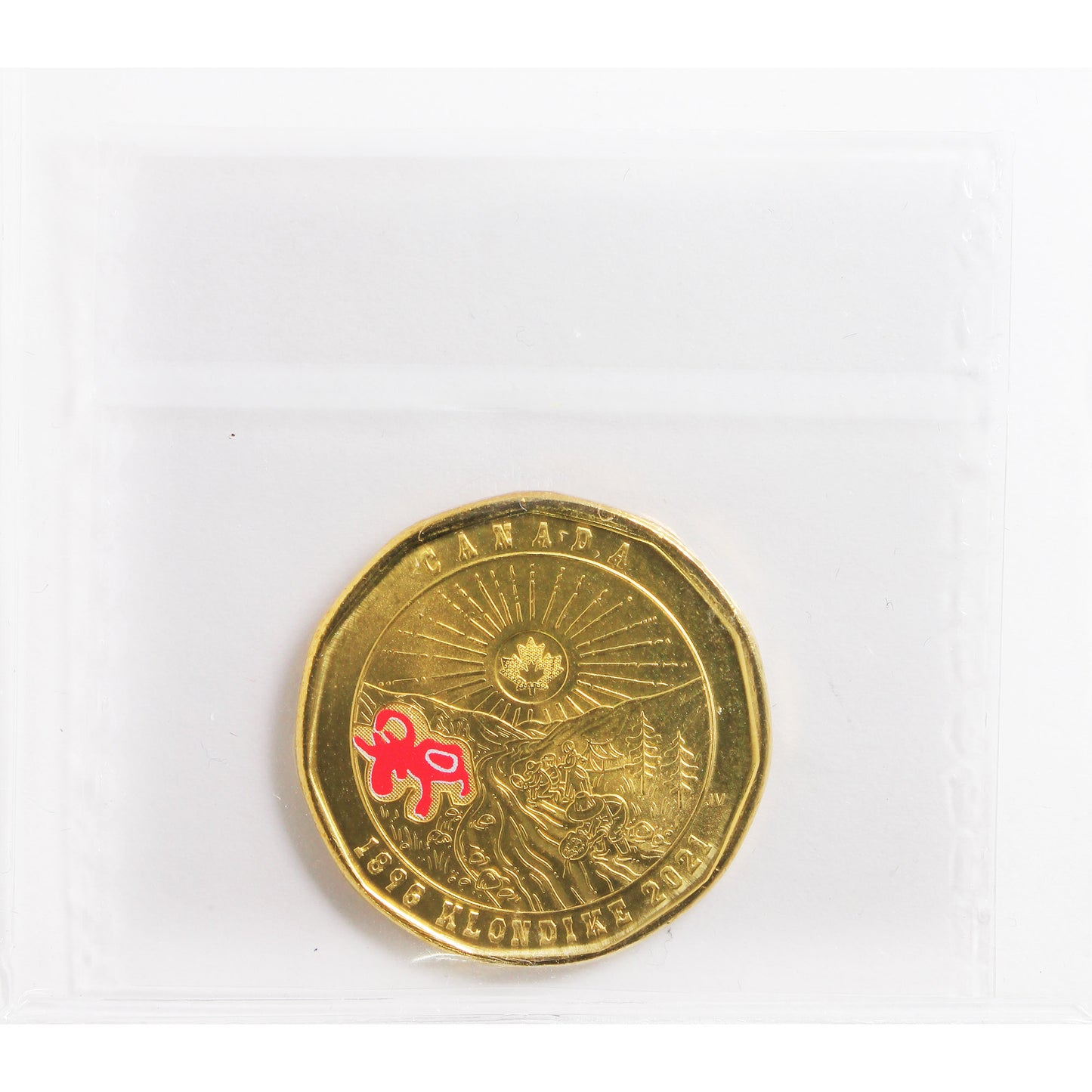 2021 Coloured Klondike Canada Dollar ICCS Certified MS64
