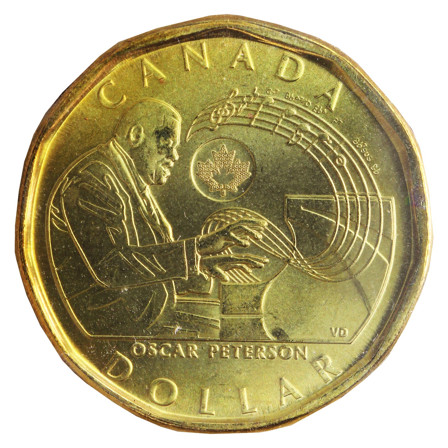 2022 Oscar Peterson Canada Dollar ICCS Certified MS65