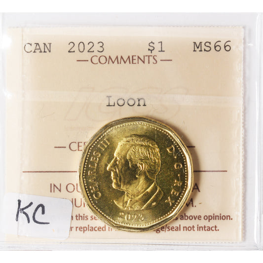 2023 KCIII Canada Loon Dollar ICCS Certified MS66