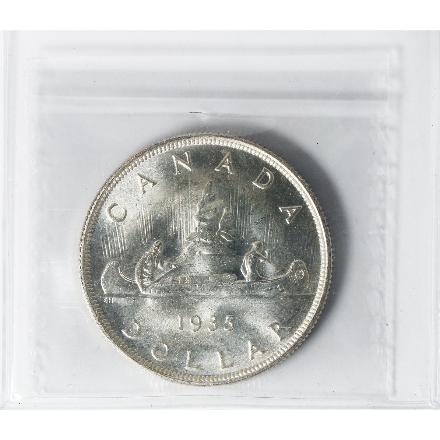 1935 Double Voyageur Canada Dollar ICCS Certified MS66 (XCZ 597)