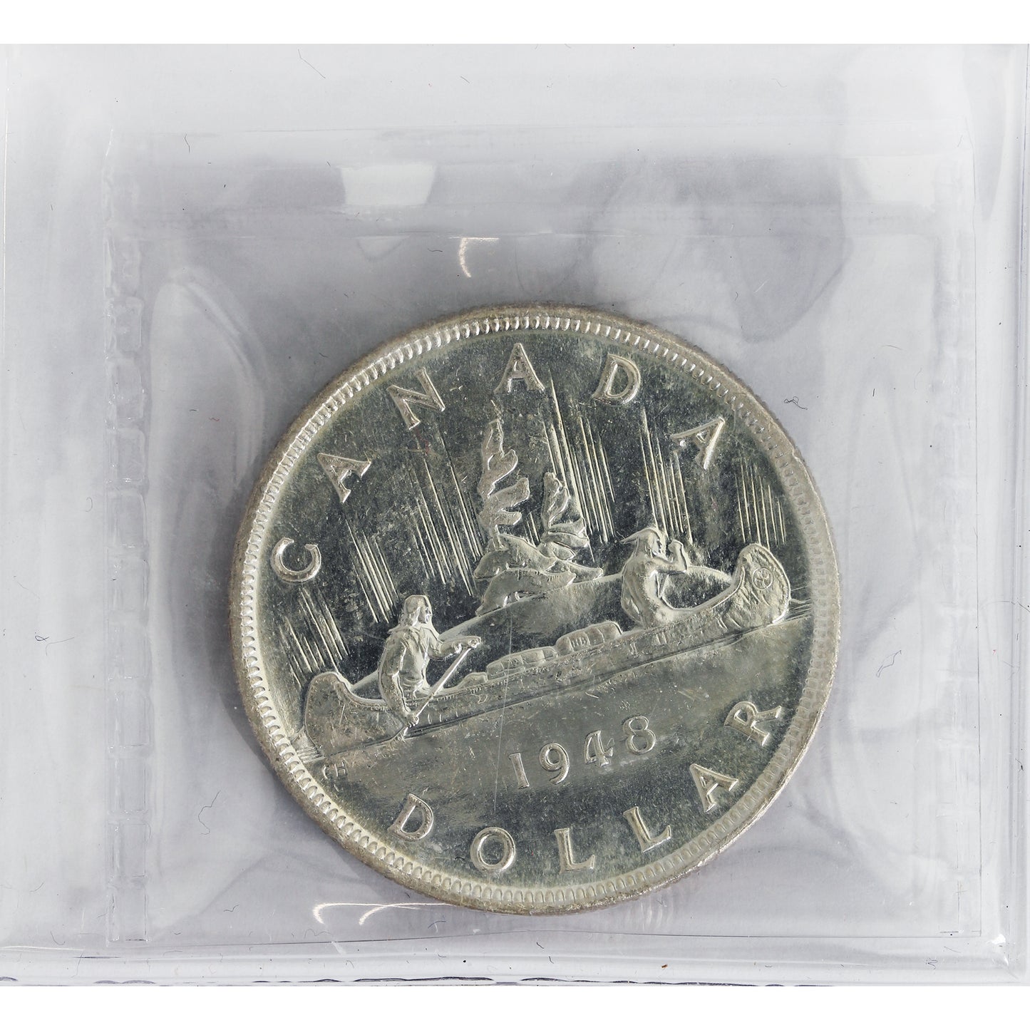 1948 Canada Dollar ICCS Certified MS60 (XZL 093)