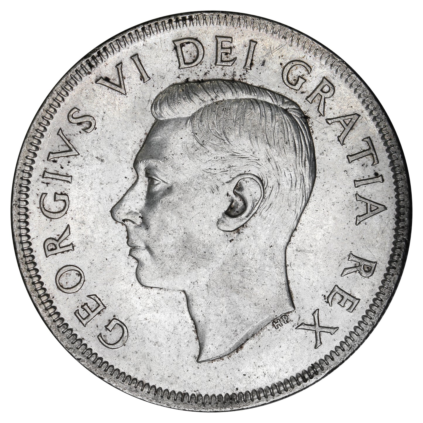 1950 Island Logs Canada Dollar Almost Uncirculated (AU50)