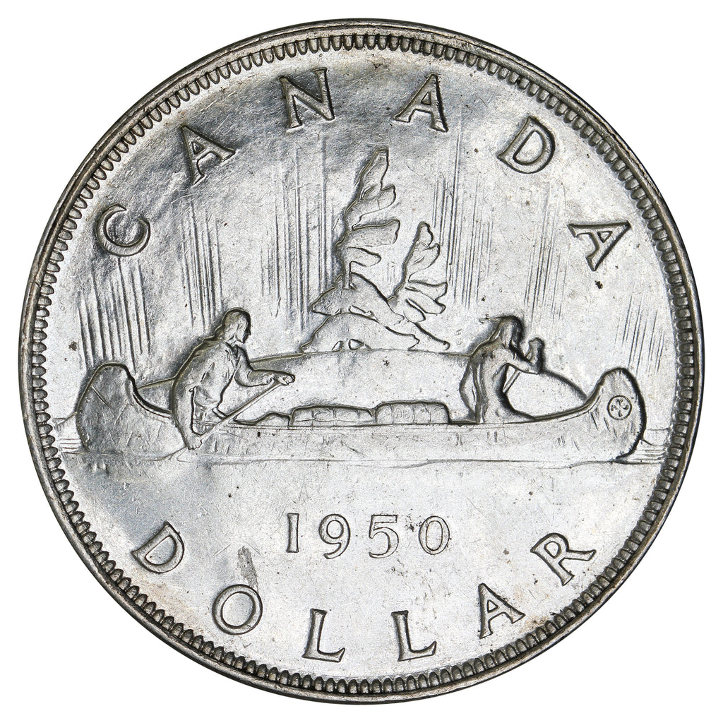1950 Island Logs Canada Dollar EF-AU (EF45)