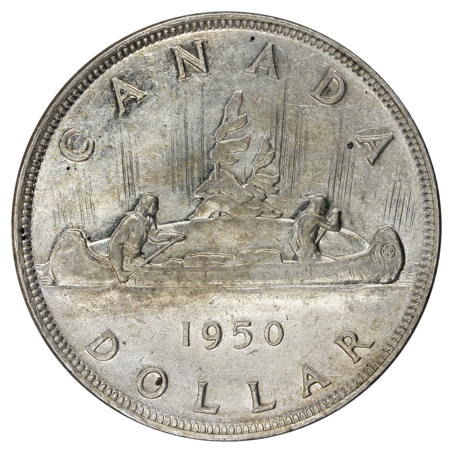 1950 Island Logs Canada Dollar VF-EF (VF30)