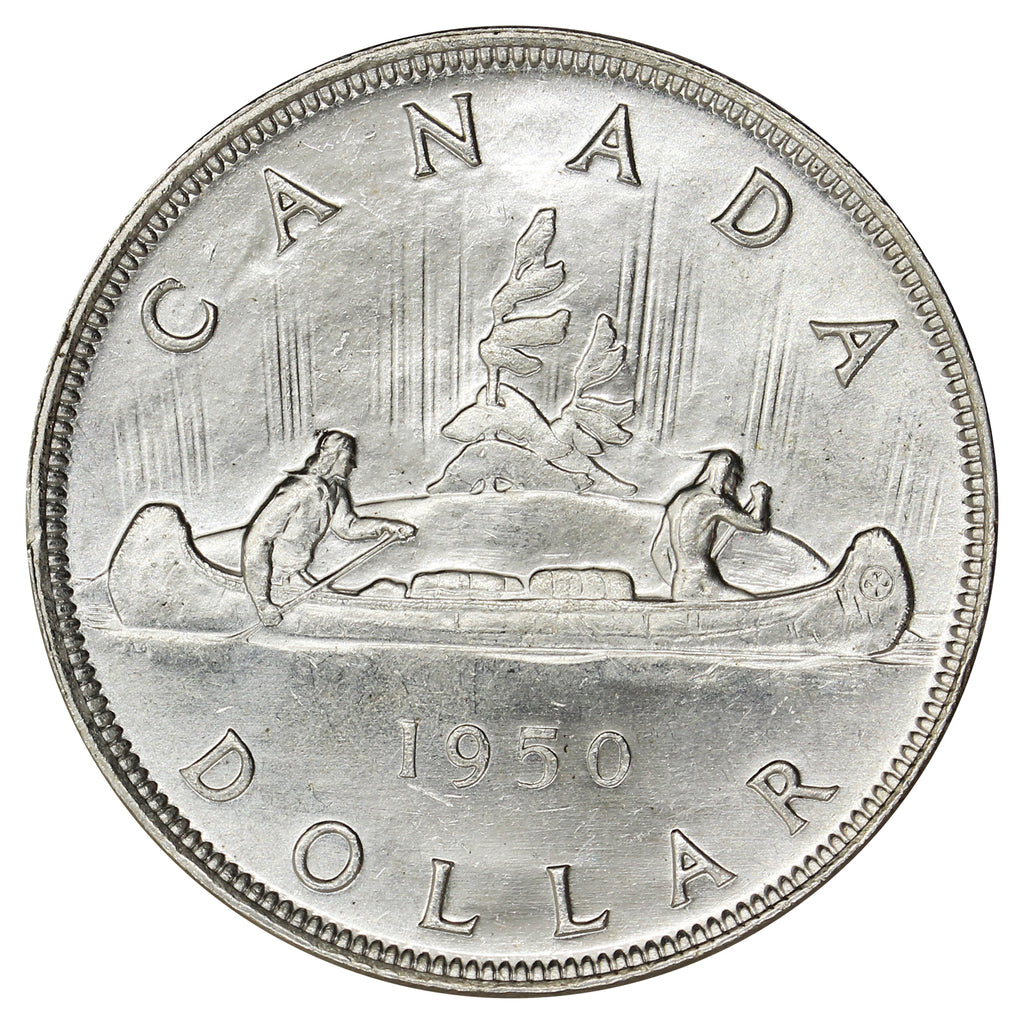 1950 Island Logs Canada Dollar UNC+ (MS62)