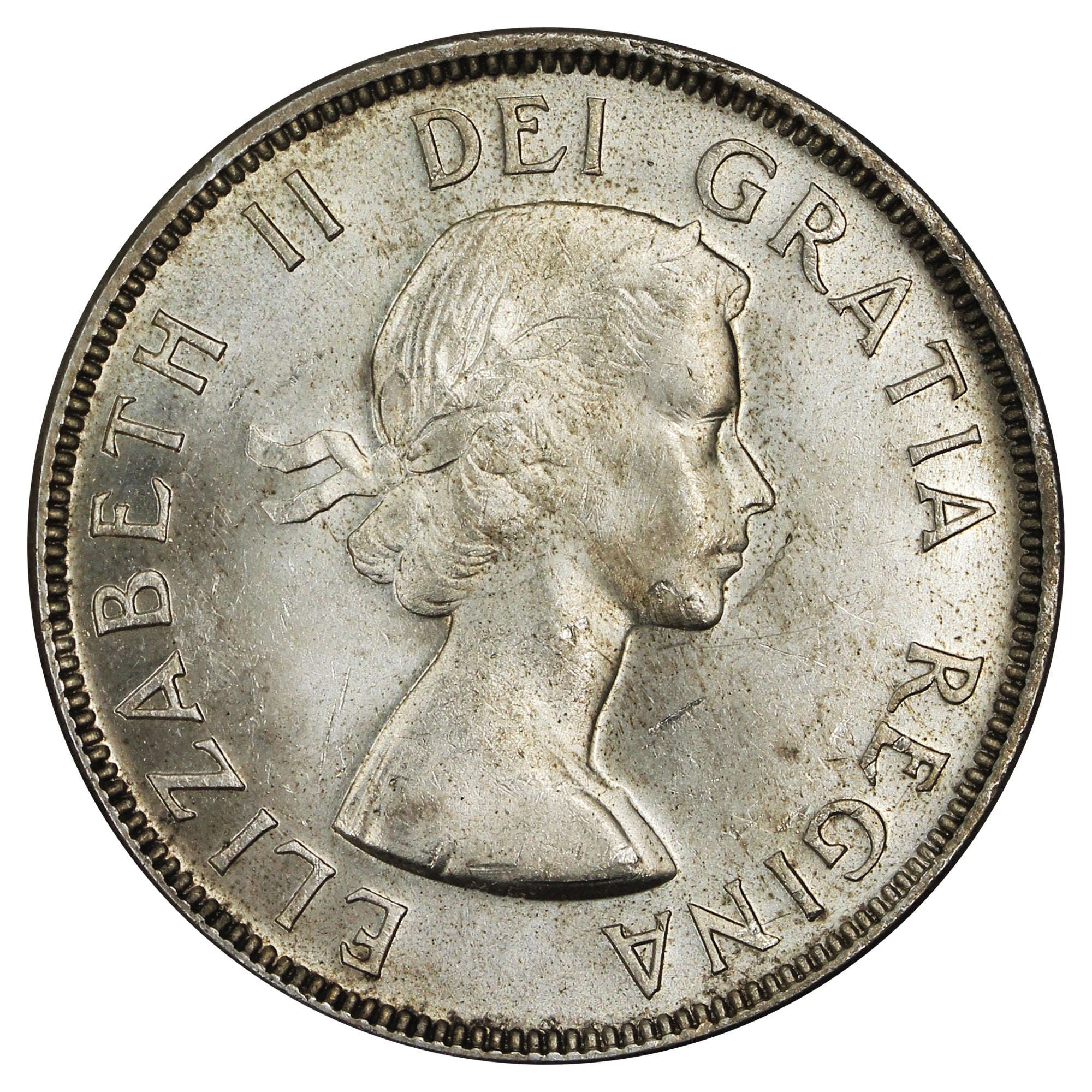 1955 Fu Manchu Canada Dollar UNC+ (MS62) $ – Colonial Acres Coins
