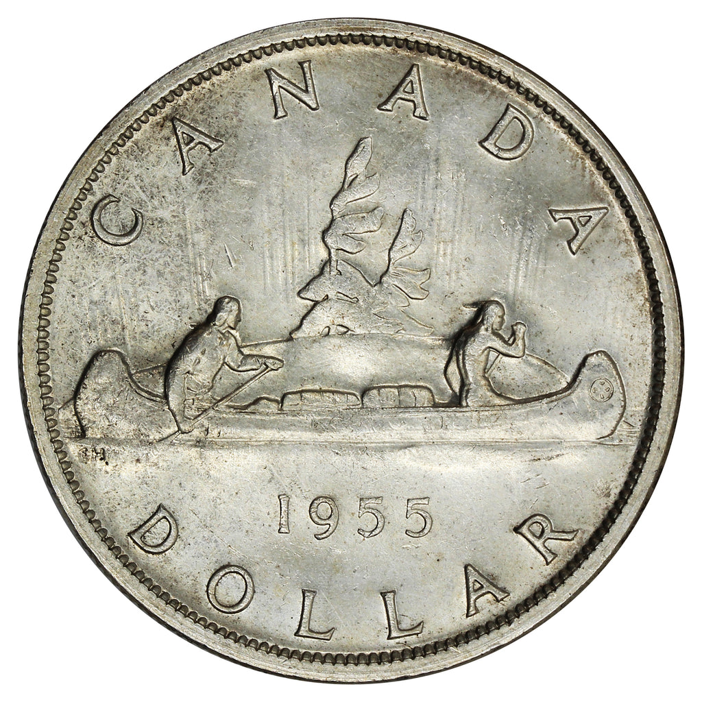 1955 Fu Manchu Canada Dollar Uncirculated (MS-60) $