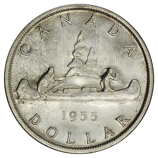 1955 Fu Manchu Canada Dollar Uncirculated (MS-60) $