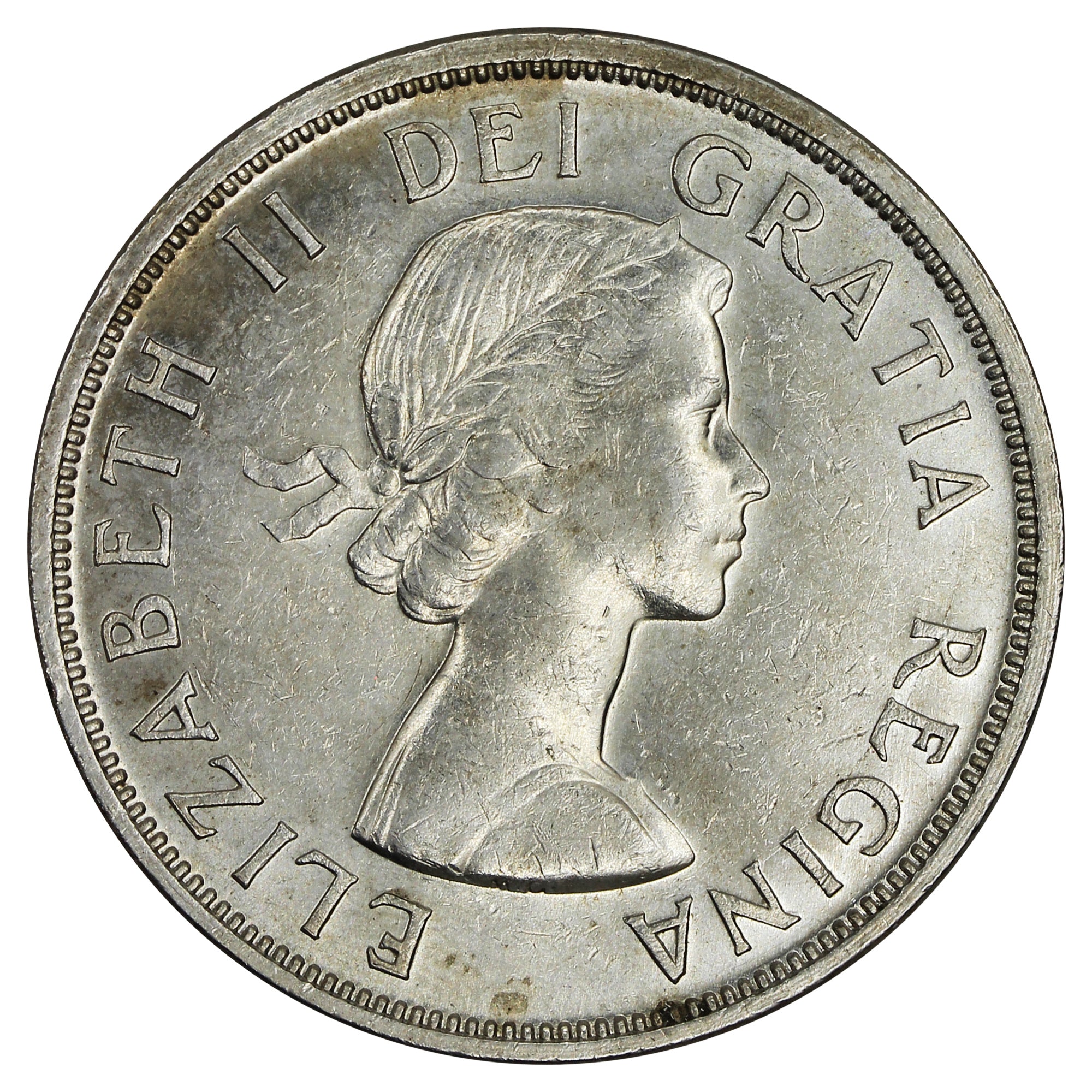1955 Fu Manchu Canada Dollar EF-AU (EF45) $ – Colonial Acres Coins