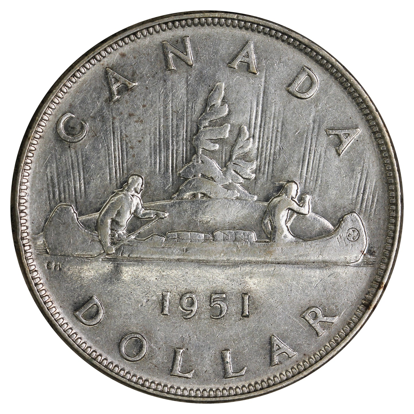1951 Canada Dollar F-VF (F15)