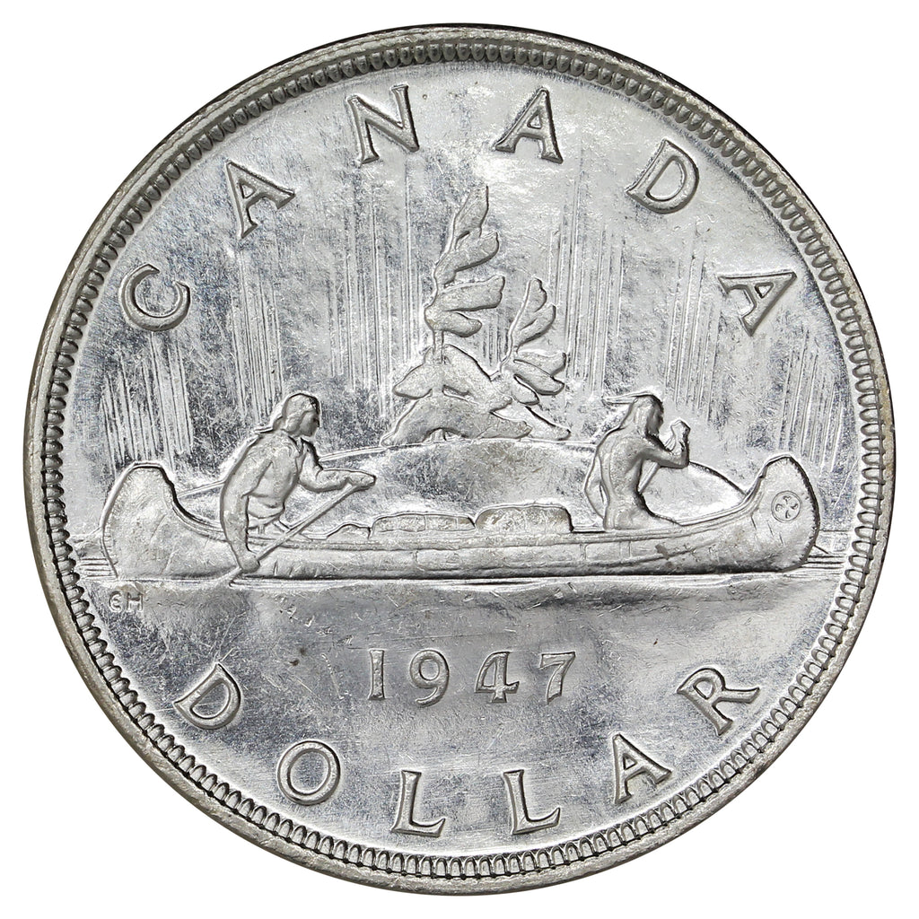 1947 Blunt 7/7 Canada Dollar UNC+ (MS62) $