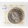 1946 2x HP Canada Dollar ICCS Certified MS62