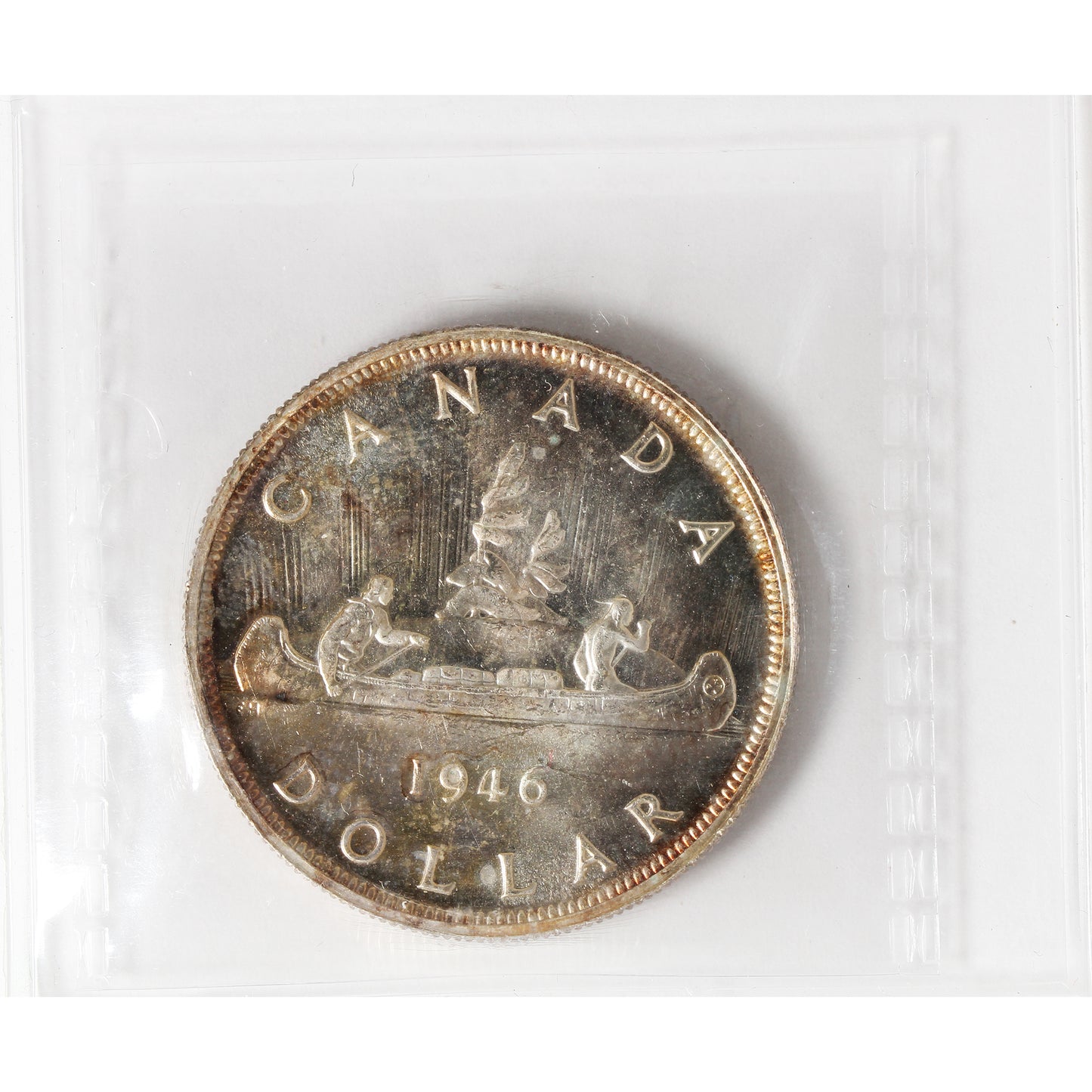 1946 2x HP Canada Dollar ICCS Certified MS62