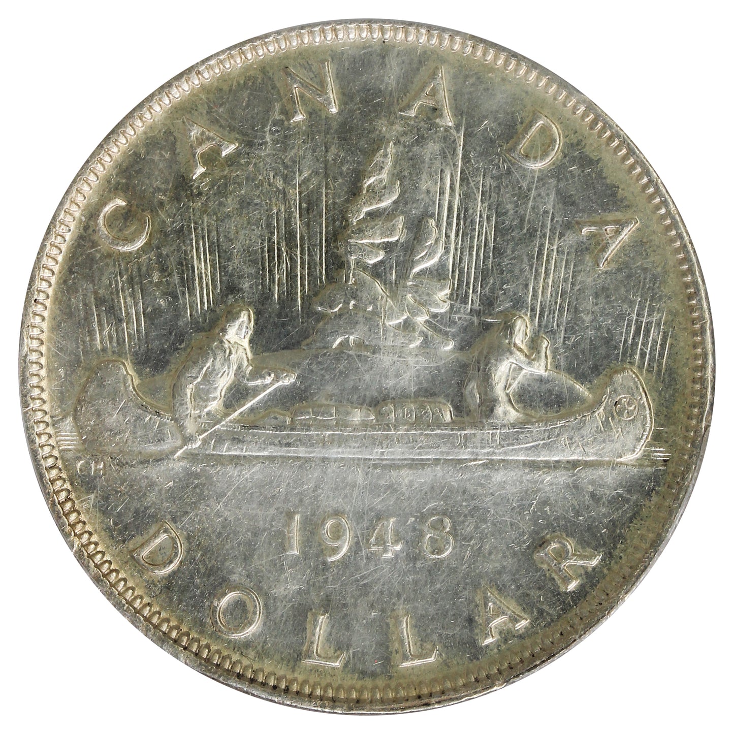 1948 Canada Dollar PCGS Certified AU55