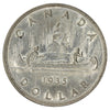 1935 Double Voyageur Canada Dollar Extra Fine (EF40)